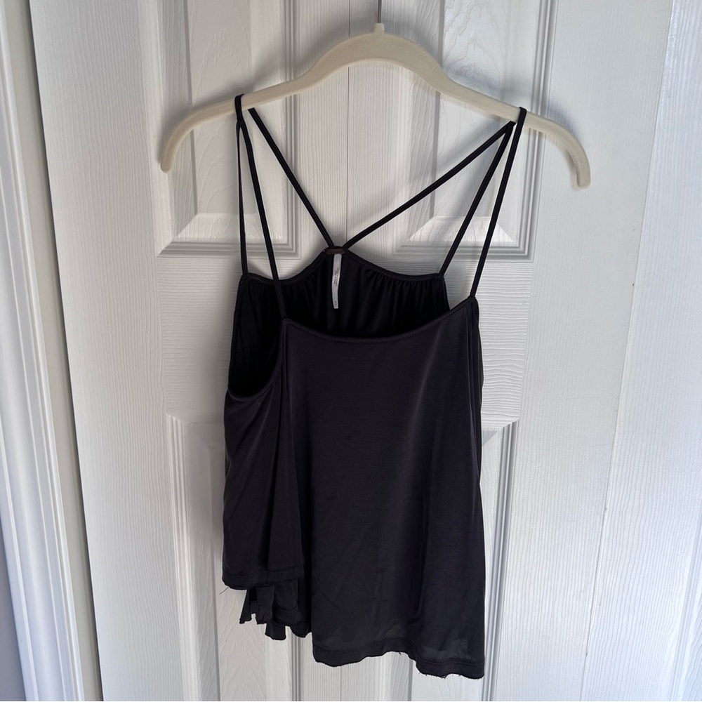 Graphite Free People strappy swing tank